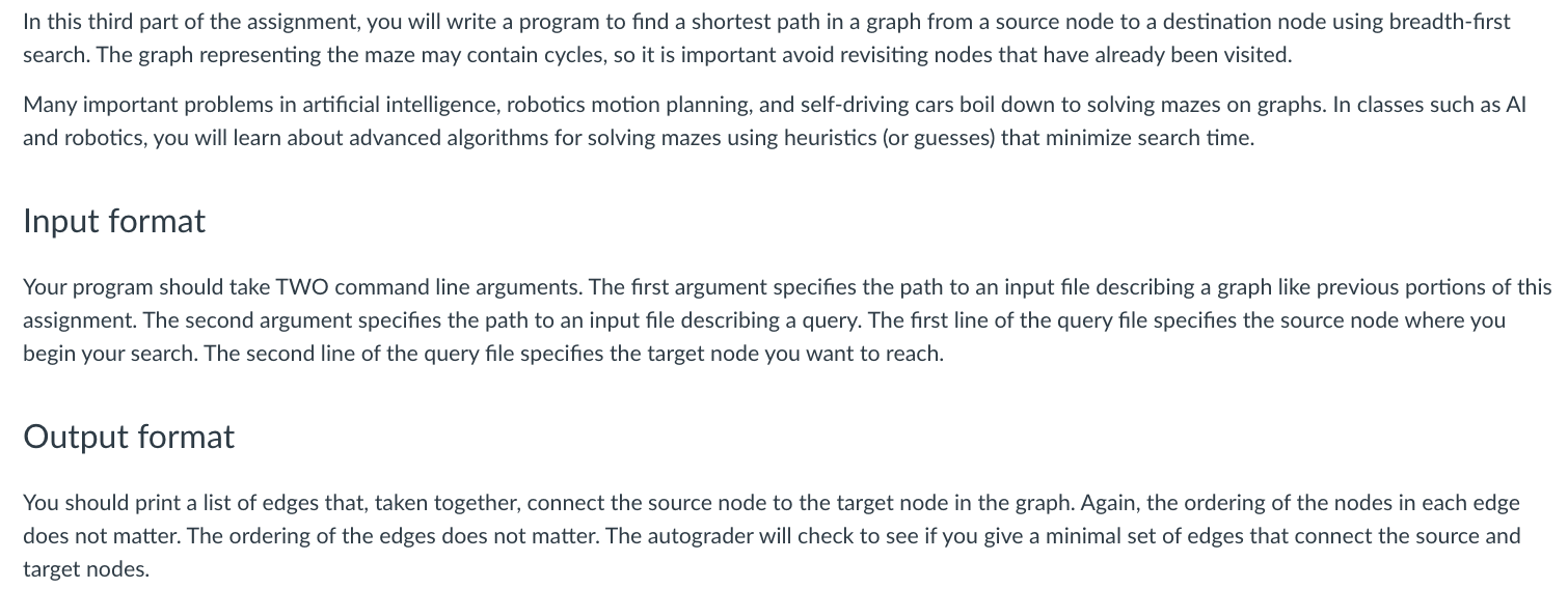 Please use C programming In this third part of the assignment, you