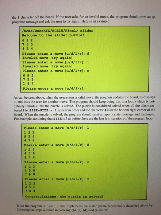 Puzzle or the Mystic Square) consists of a square board filled with