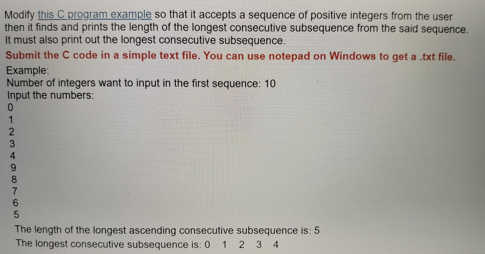  Please write the code in C language with simple functions. Modify