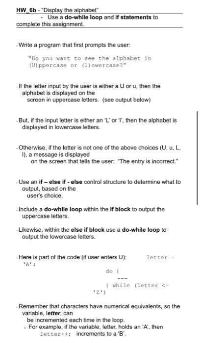 Homework" - (Using a count-controlled while loop) - Write a program that
