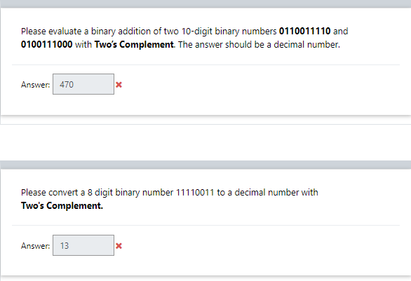  for the first question, do you change two bin number into