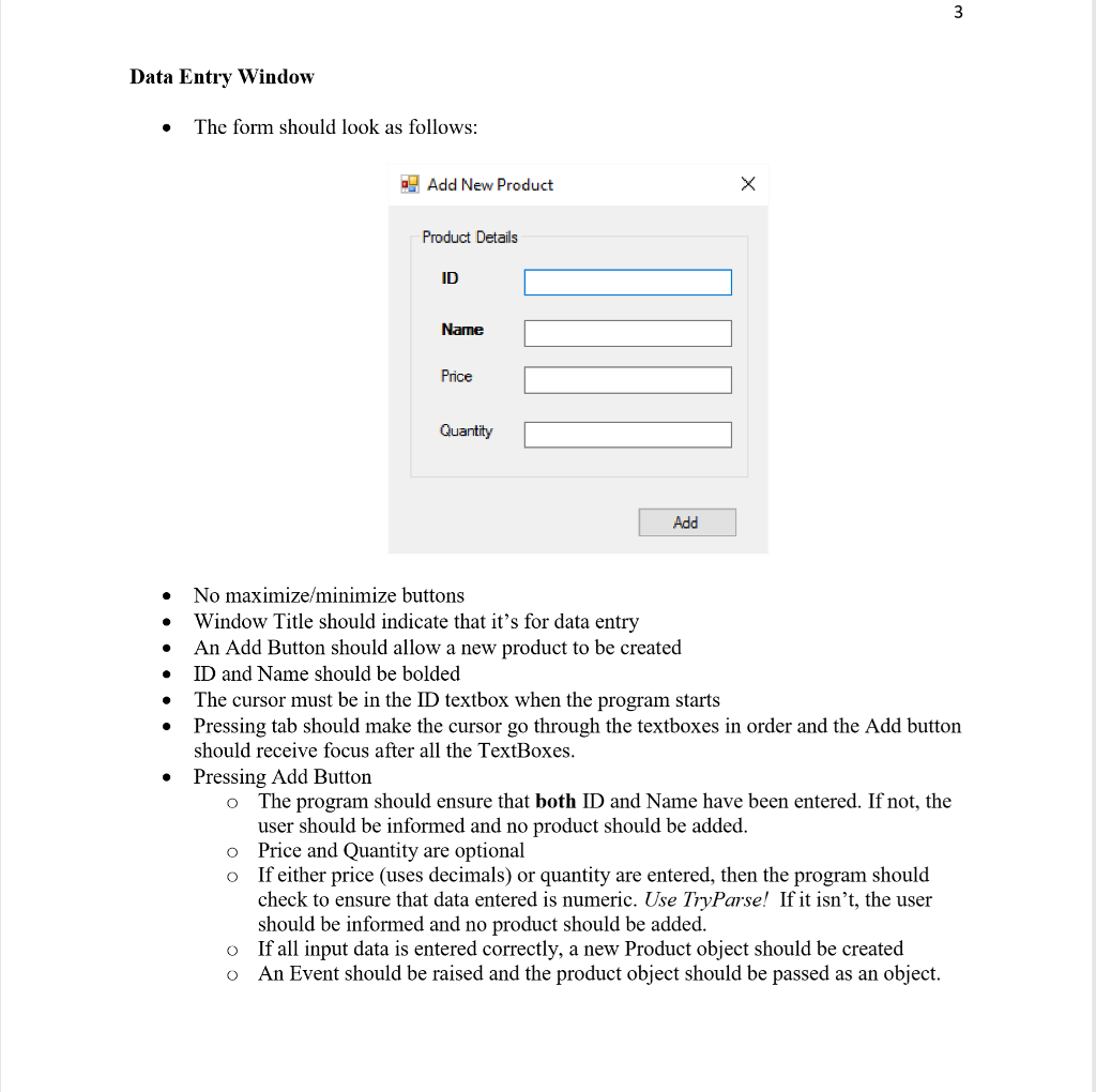 5: Product Information Manager See Blackboard for Due Date Learning Outcomes 1.1.