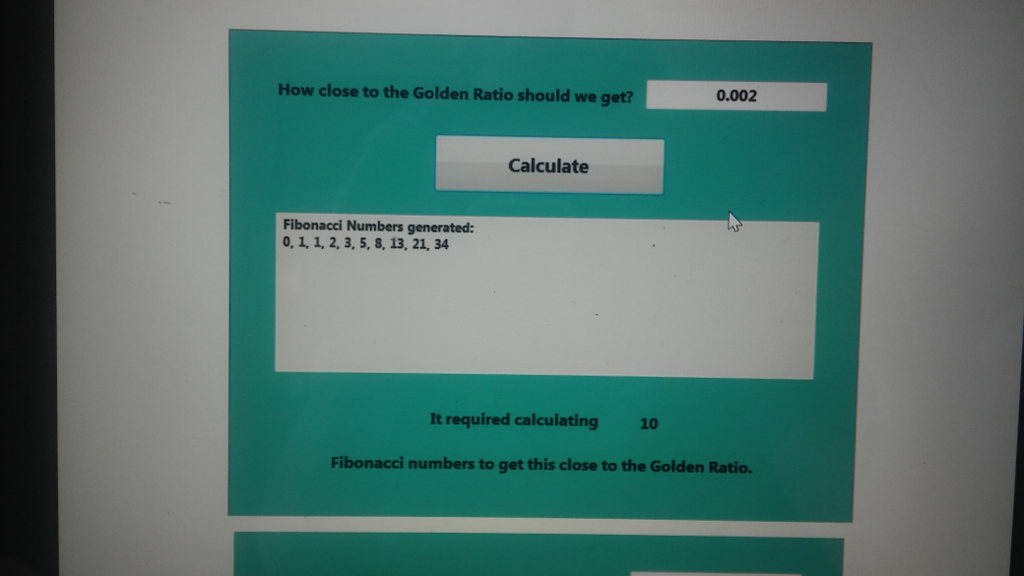 how many Fibonacci numbers must be generated in order to get this