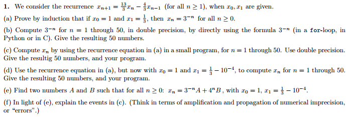  Use Python for the programs asked in b, c, and d.
