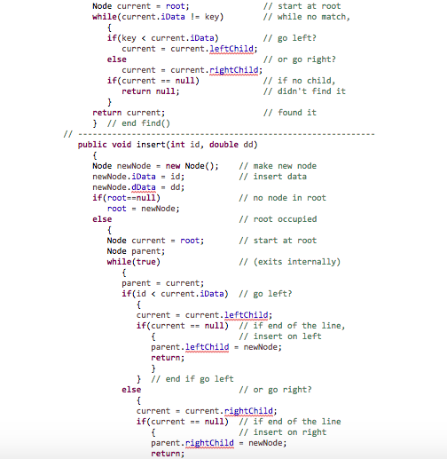 appropriate to prompt the user to insert numbers into tree, display tree