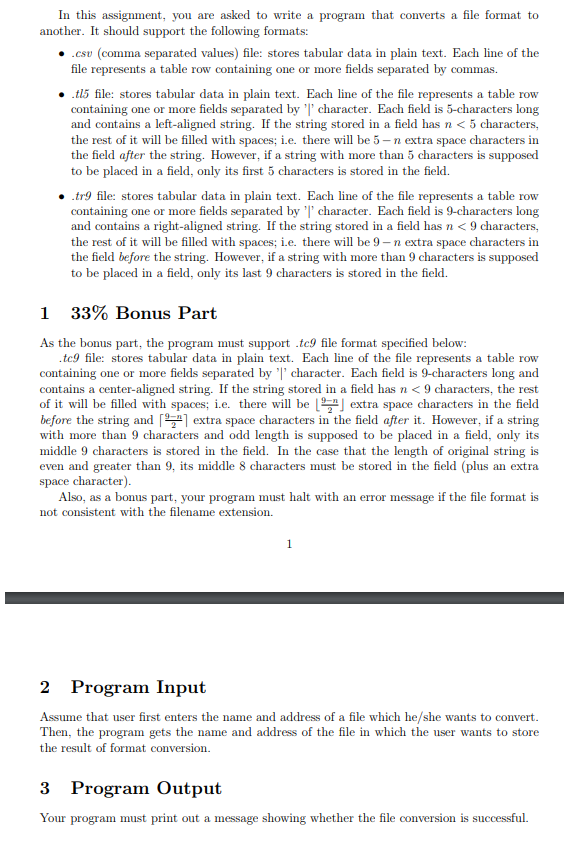 This program is in the C programming language. Thank you. This program