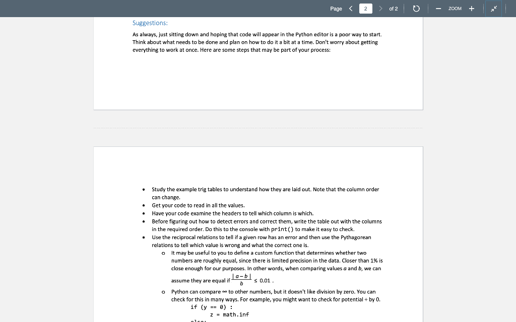 to correct: TrigTable_Example1.txt TrigTable_Example2.txt Corrected versions of the two sample files above: