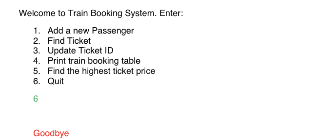 String passenger_Name, String ticket_ID and double ticket_price. You will also create a