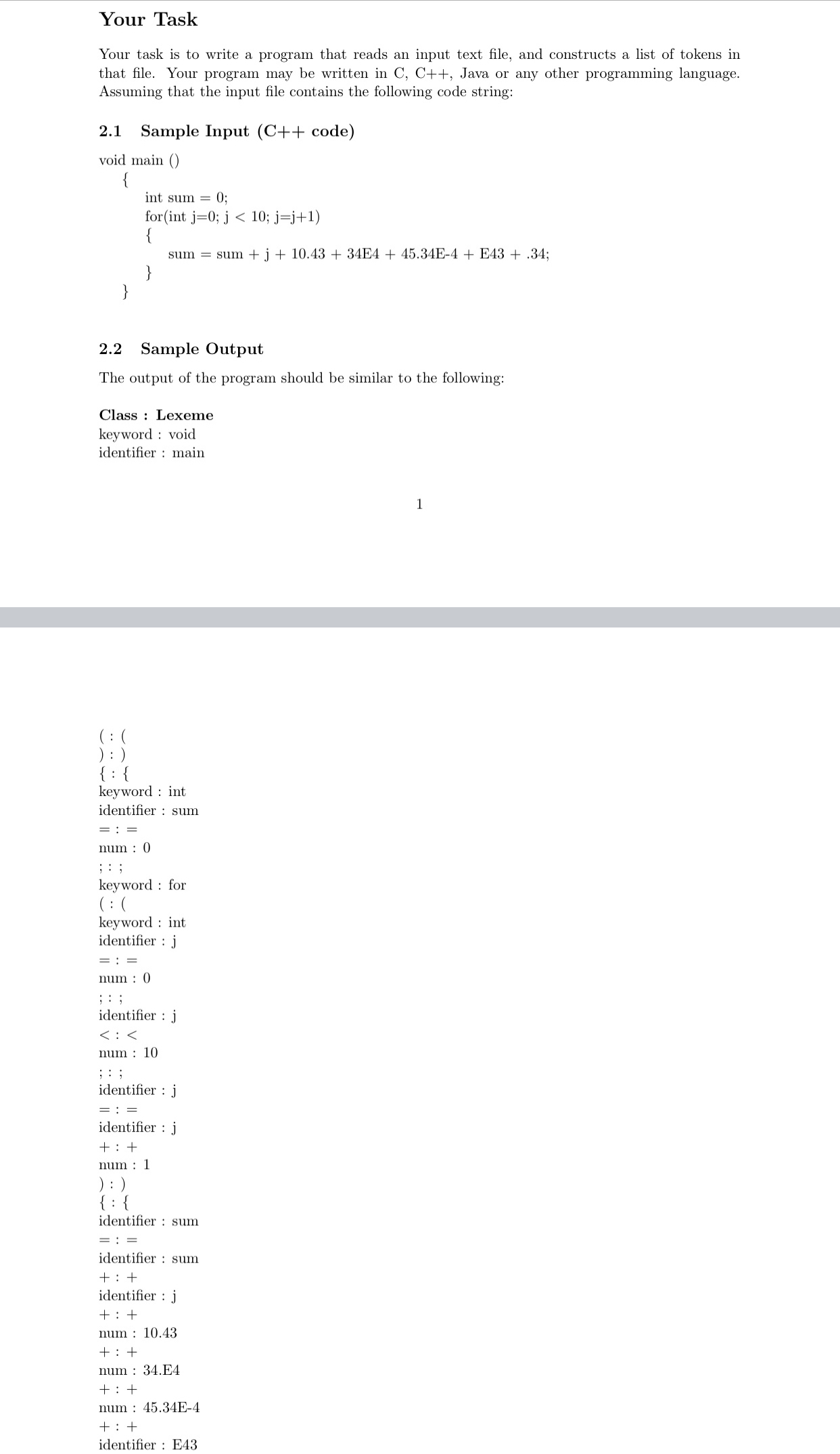 I need help creating a C++ progrm that is simple. It