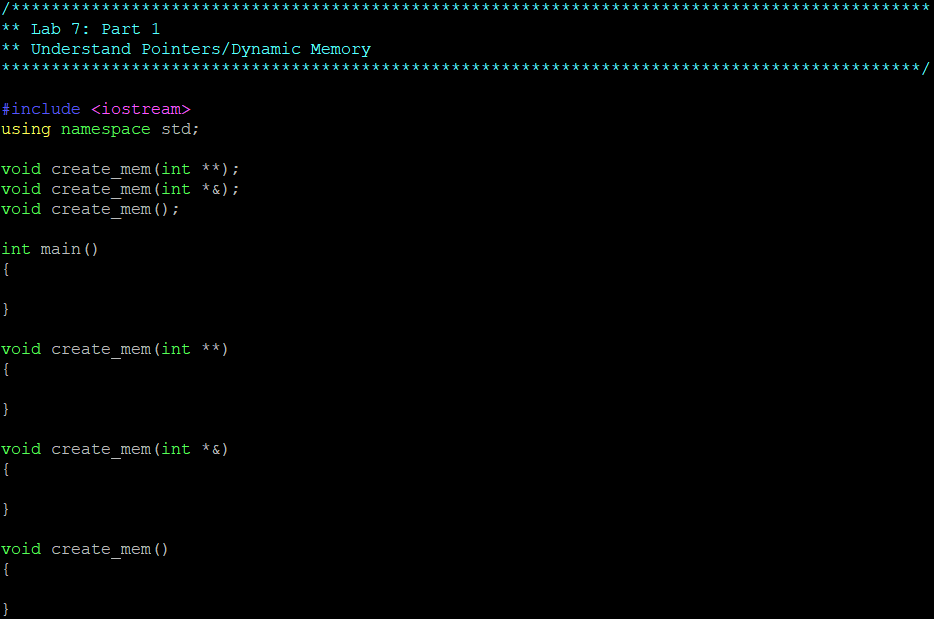 It doesn't have to be anything fancy, just one variable for each