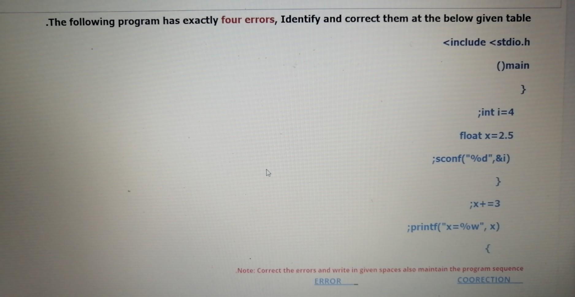 a = 2, b = 3, c = 4 :Determine the values