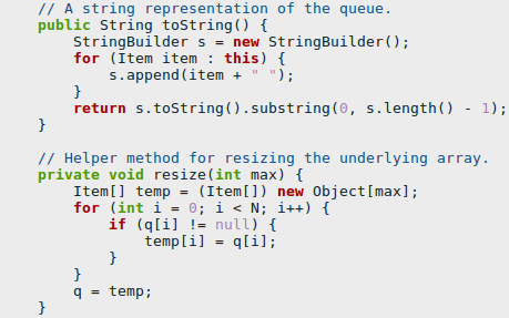 random queue API: The order of two or more iterators to the