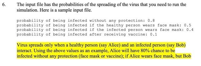 interact with some random number of people randomly from the population. If