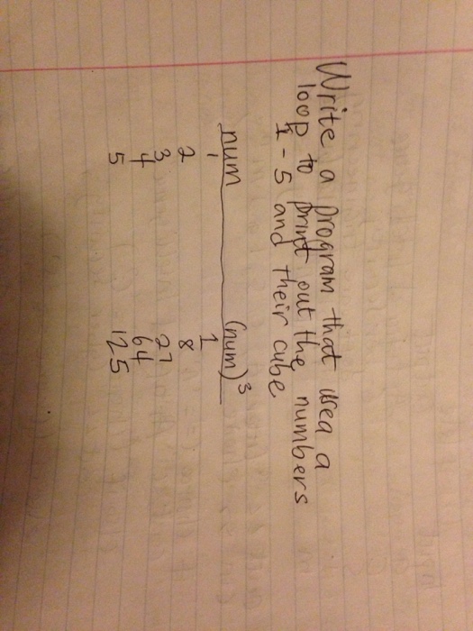  Write a program that use a loop to print out the