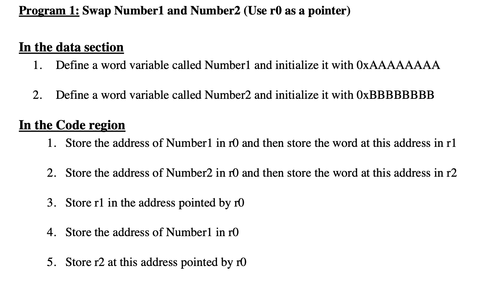  what is code the code in assembly 