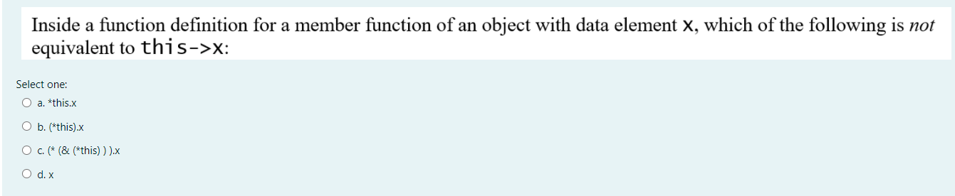 Inside a function definition for a member function of an object