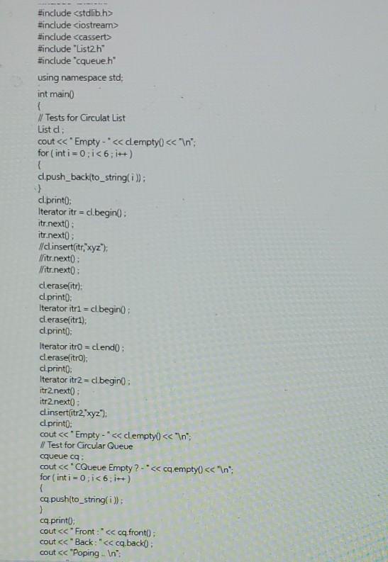 THE CIRCULAR LIST I HAVE PROVIDED) (it is a requirement for this