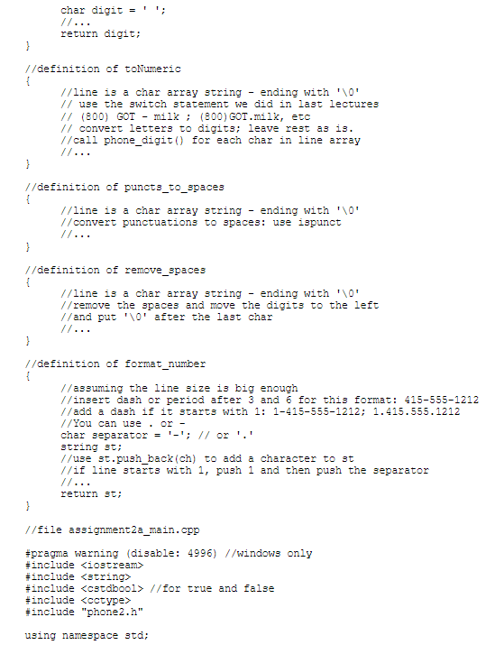 loops and asks the user to enter an alphanumeric phone number and