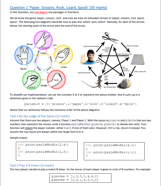 Dear Chegg, Appreciate your help with the code in python! Thanks! Question