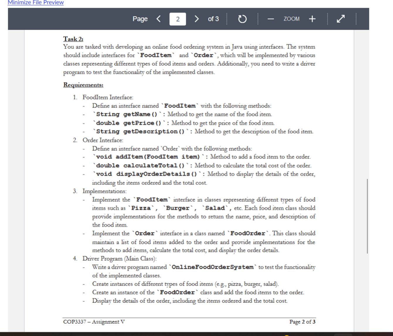  Please help asap I need the code for the following prompt