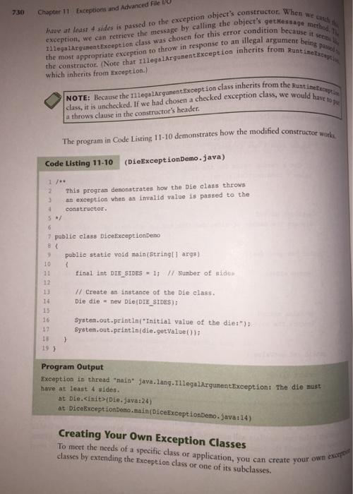  Exceptions This assignment is not as complicated as it might seem.