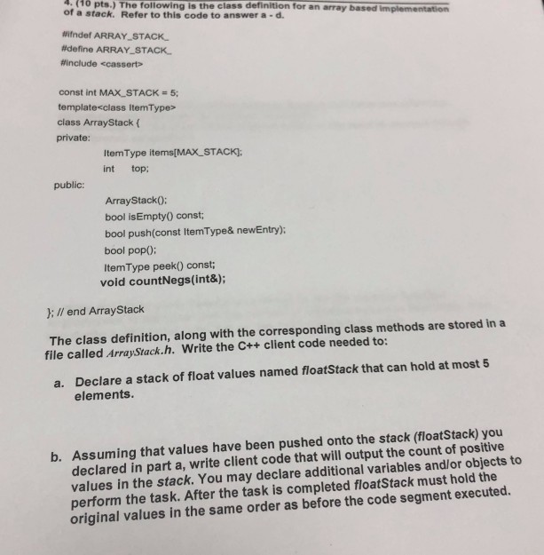 COMP SCI QUESTION HELP a and b please answer thank you 4.