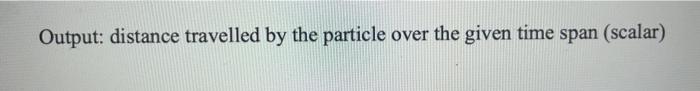 and v represent the time and speed of a particle travelling in