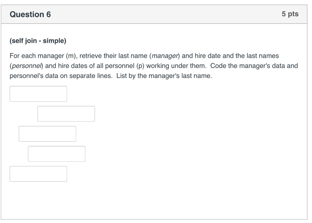tables in alphabetical order - families before guests), then link the tables