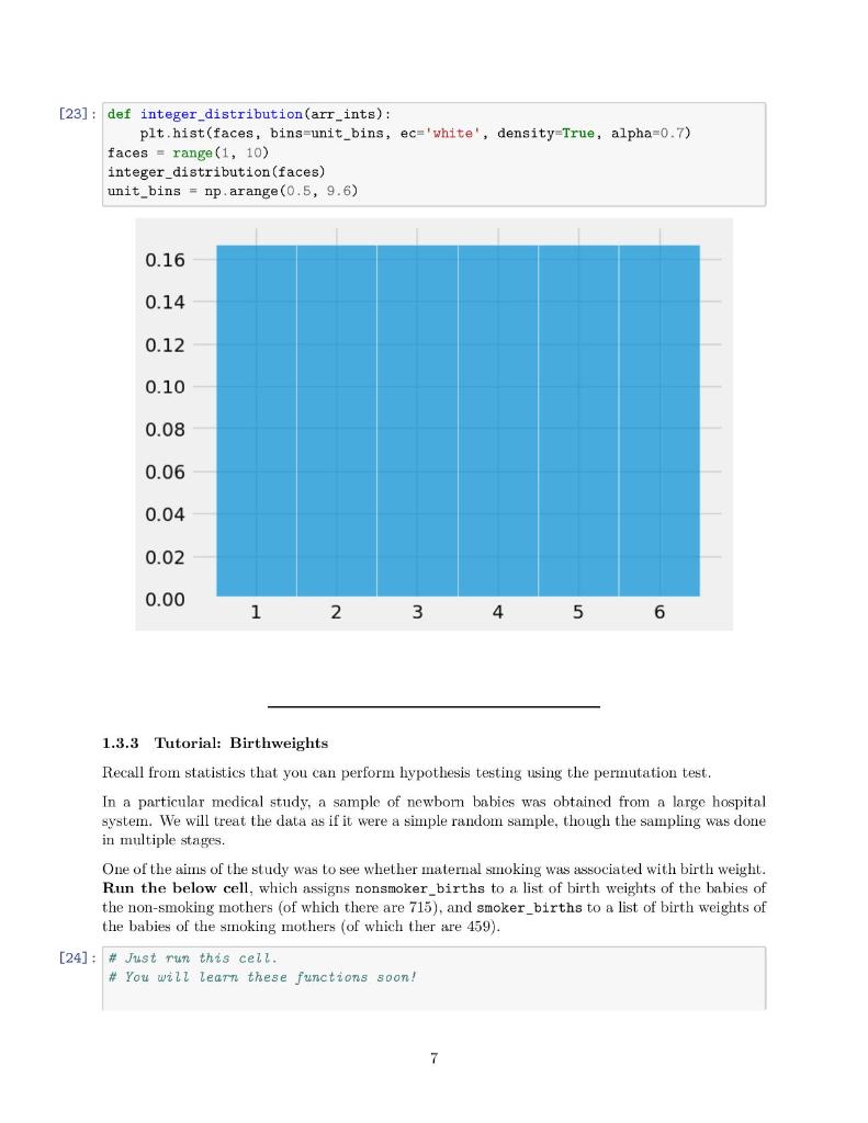  For Question 1e, what code shall I write to create a
