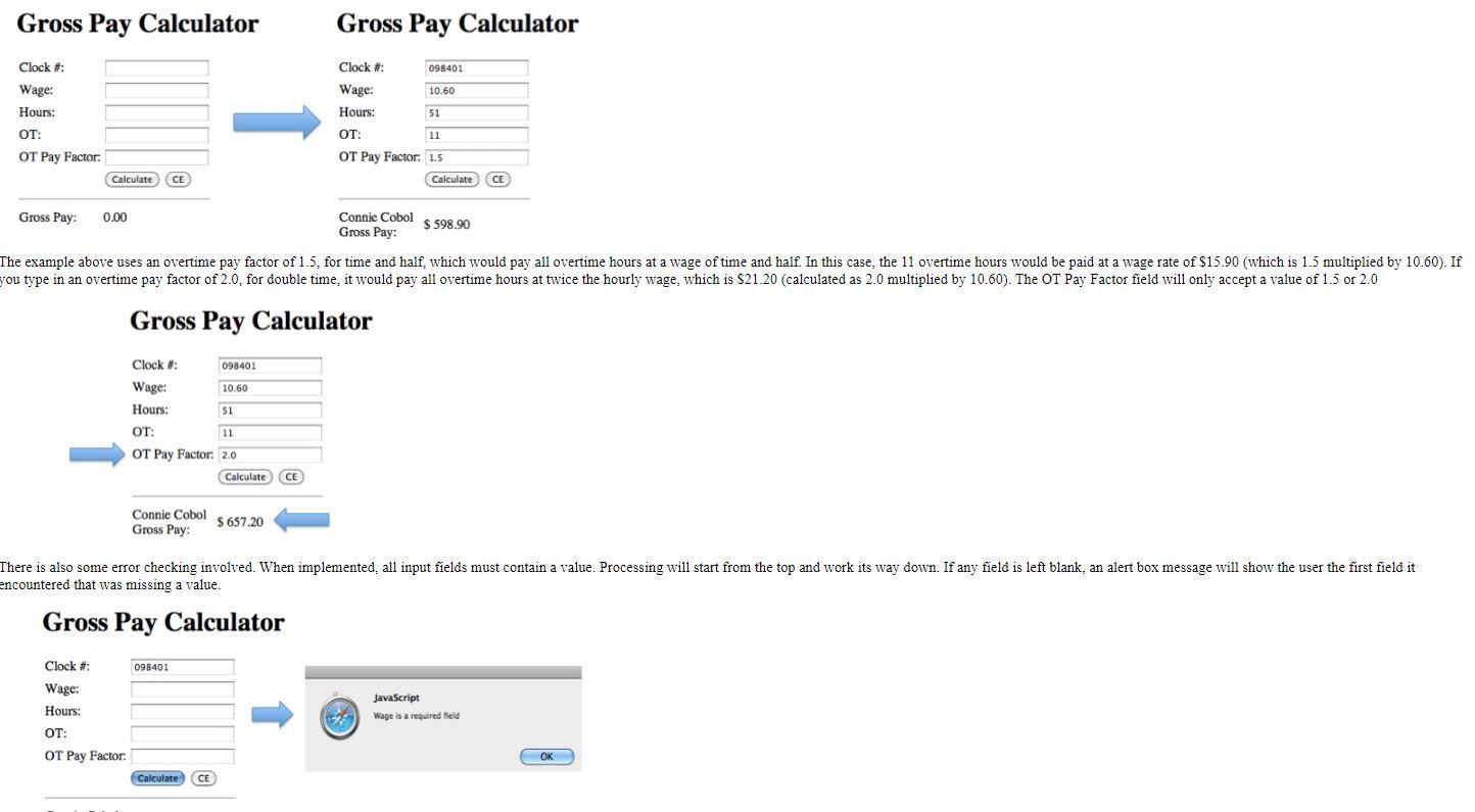 Assignment 5 - Interactive Forms using JavaScript This assignment will show you