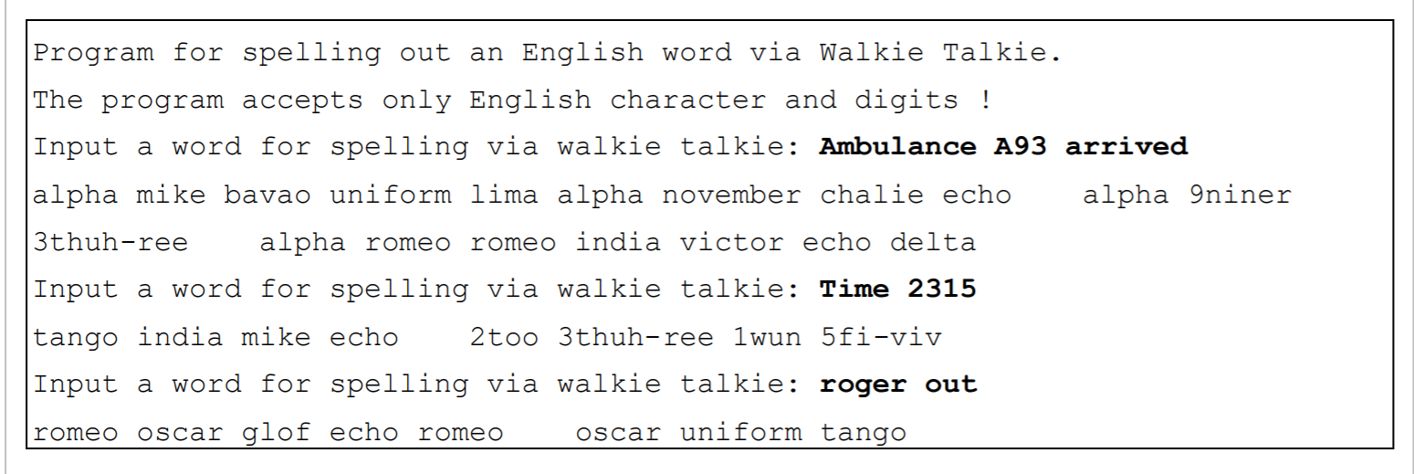 [Use python] The algorithm of your program is suggested as follows: Use
