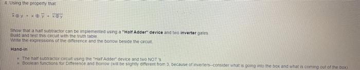 your HalfAdder device/sub-circuit. Here is a testing circuit for your reference. HPfadder