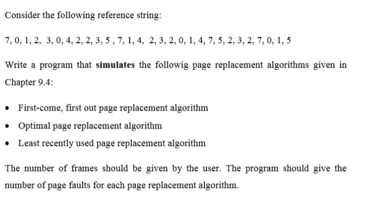  !!! PROGRAM SHOULD WRITTEN IN C++ !!! Consider the following reference