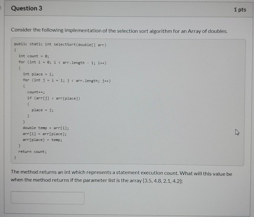 O Very hard to code but fast to run on large datasets.