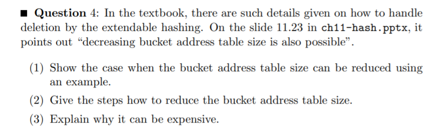 block, when there is no space to insert the index-entry in the