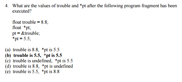 please explain me this question ( programming c ++) What are