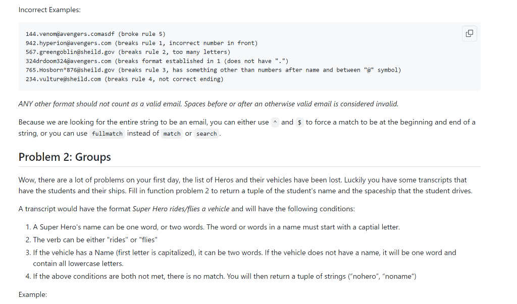 Please help asap! Will upvote :) This is in python. 144. venomelevengers.