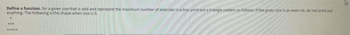  Define a function for a sense that is odd and represent