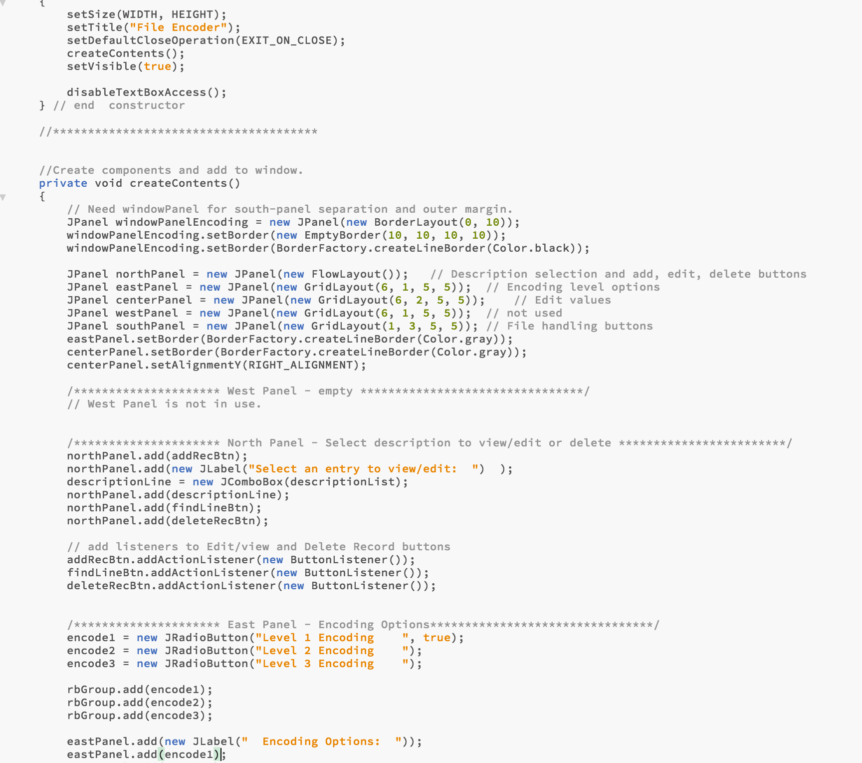 and the resulting application will allow you to maintain securely encoded and