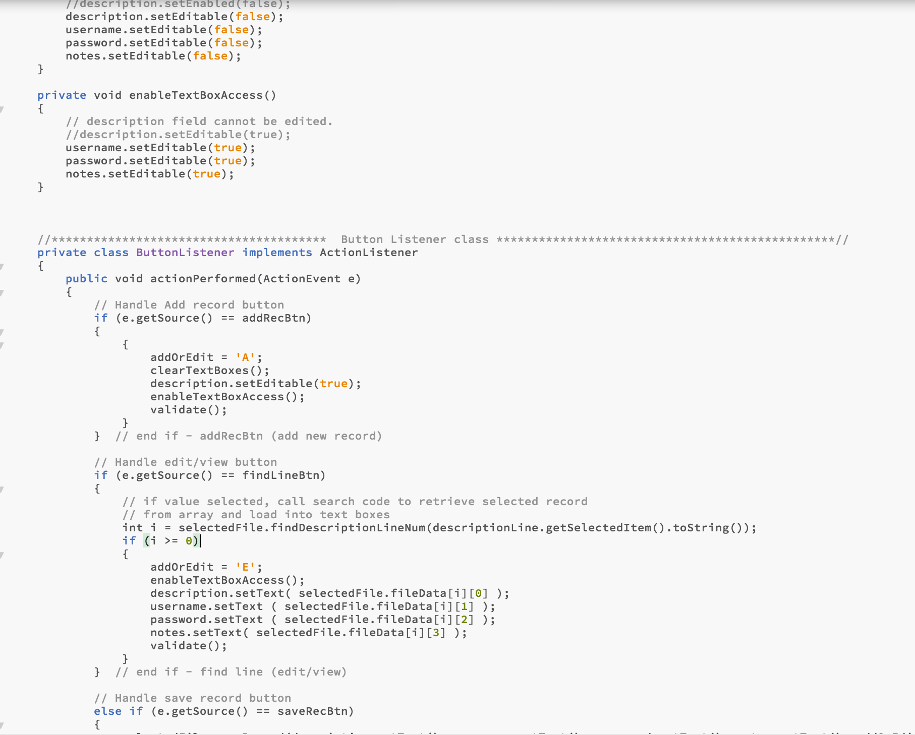 data is stored in an encoded form and if viewed with any