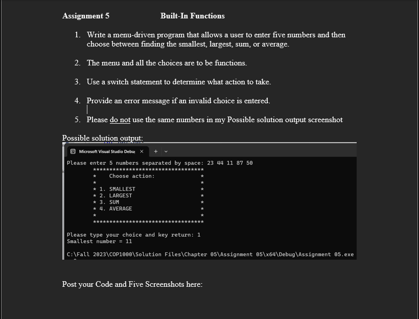  Please make sure the code is in C++ The code must