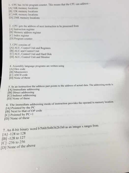  CPU has 16 bit program counter. This means that the CPU