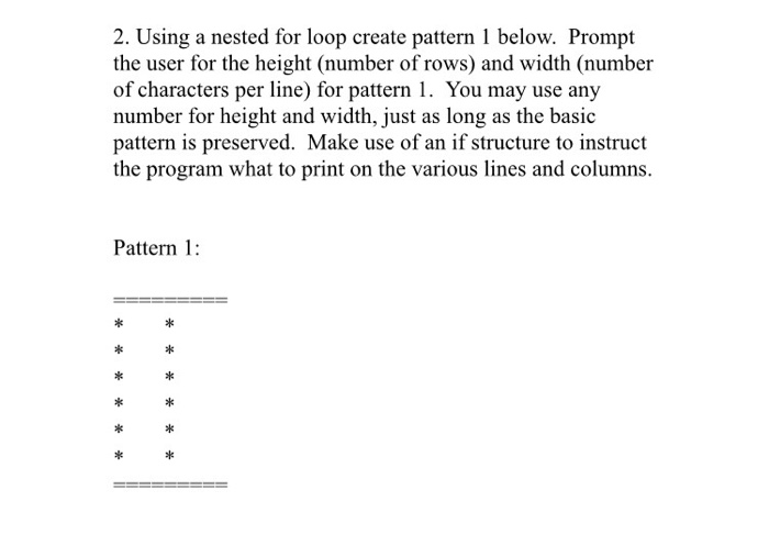 20, 2017 For each of the programs assigned below, a copy of