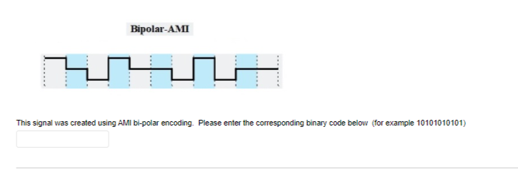This signal was generated using Differential Manchester encoding. Enter the corresponding binary