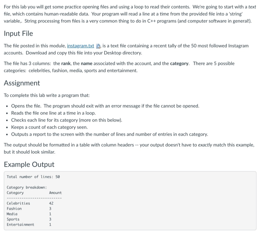 Please write in C++, NOT C. Here is the starter code: #include