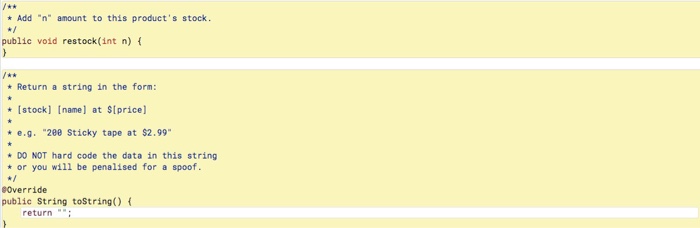 below: The store has a cash register which stores all cash from