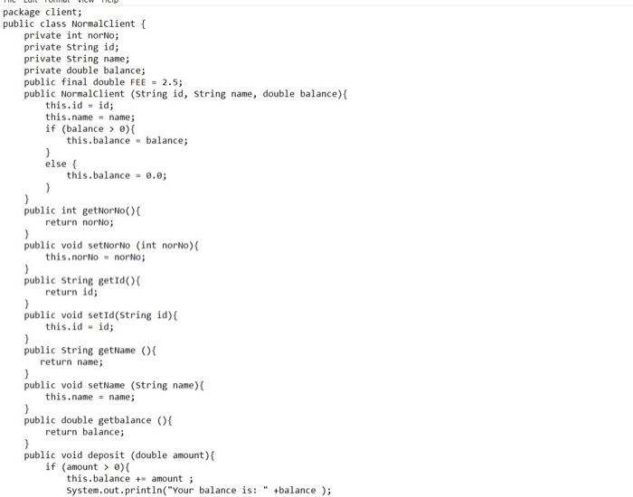 package client; public class Goldenclient private int gldNo; private String id; private