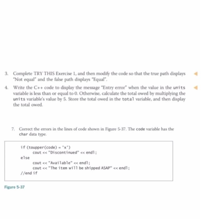 Do 3,4 and 7 3. Complete TRY THIS Exercise 1, and then