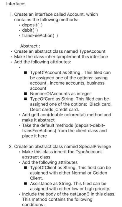 public void deposit (double amount){ if (amount > 0) { } public
