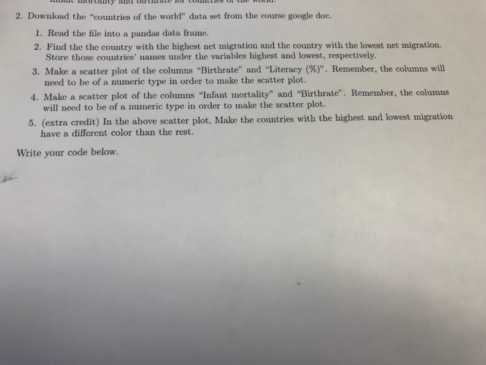 and i need the code to complete these tasks Stop and Frisk